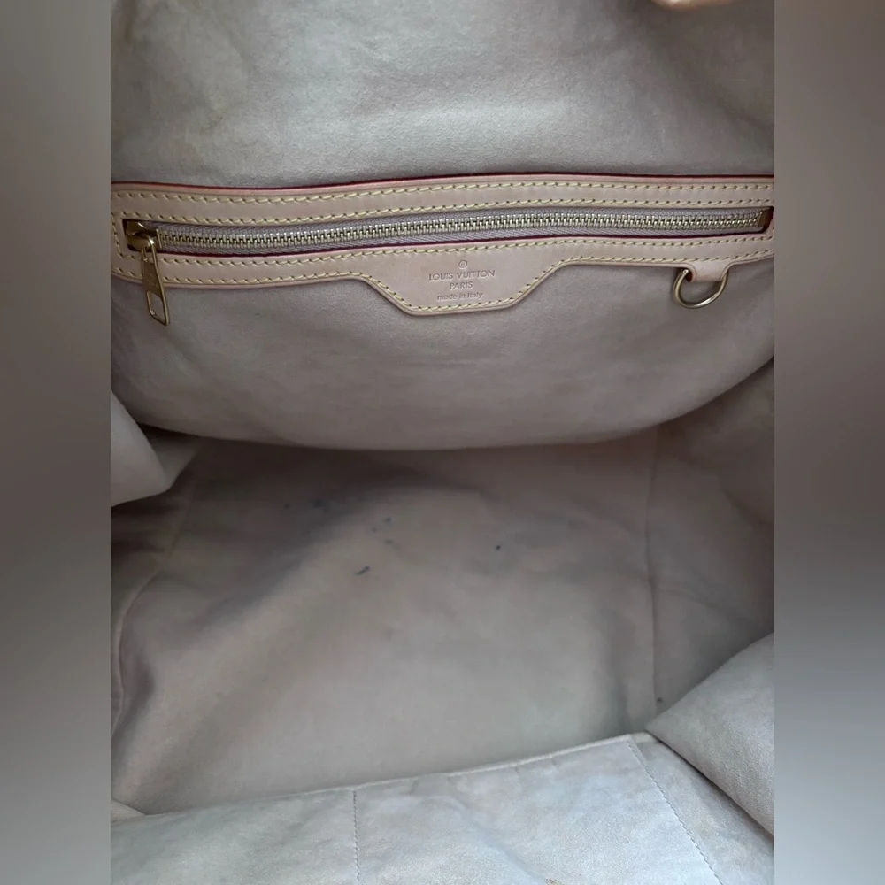 LOUIS VUITTON Rouge Fauvist Denim Sunbeam Monogram Hobo Bag Limited Edition 2010 - Picture 7 of 15